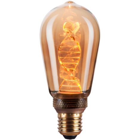 Lampadina LED ST64 ambra E27 3,2W 130lm 1800K Polux