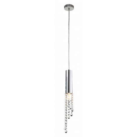 Lampada a sospensione Candellux Duero GU10 cromo cristallo (1/2)