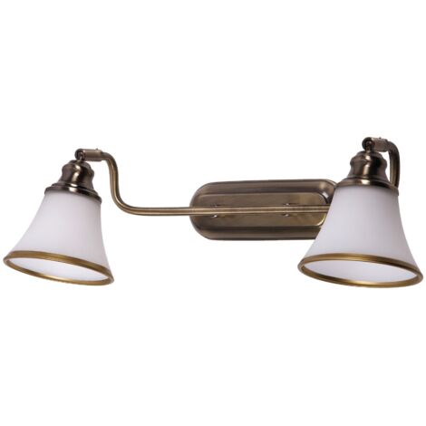 Applique bagno retro 2xE14 bronzo Rabalux Grando 6546
