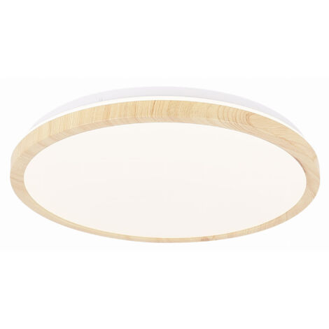 GANDAVA LAMPADA DA SOFFITTO 36W LED PIASTRA LEGNO BIANCO 4000K (1/2)