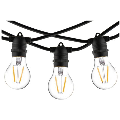 Catena luminosa Nowodvorski Festoon 7872 9m E27 IP65 nera