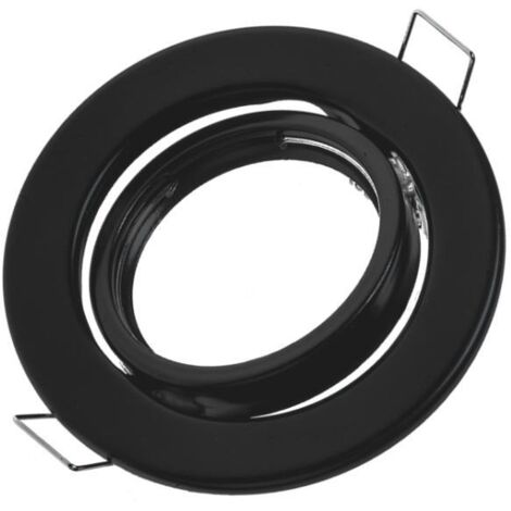 Faretto incasso orientabile nero GU10 IdeaLED ID-1055 (1/3)