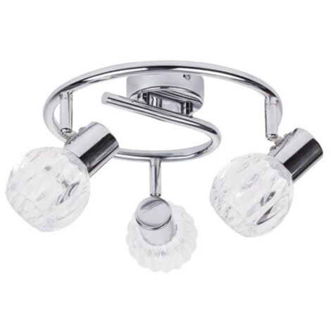 Plafoniera Rabalux Lauren cromo metallo 3xE14 25cm