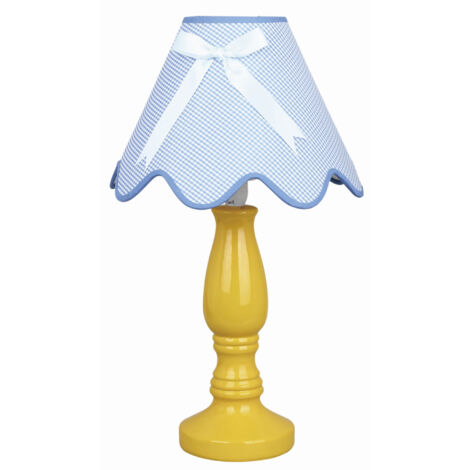 Lampada da tavolo Candellux Lola 41-63489 gialla E14 (1/3)