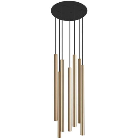 Lampadario a sospensione Nowodvorski Laser ottone 7xG9 Ø30 (1/3)