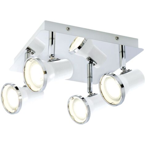 Faretto soffitto bianco GU10 4 luci Rabalux Steve 5500 (1/3)