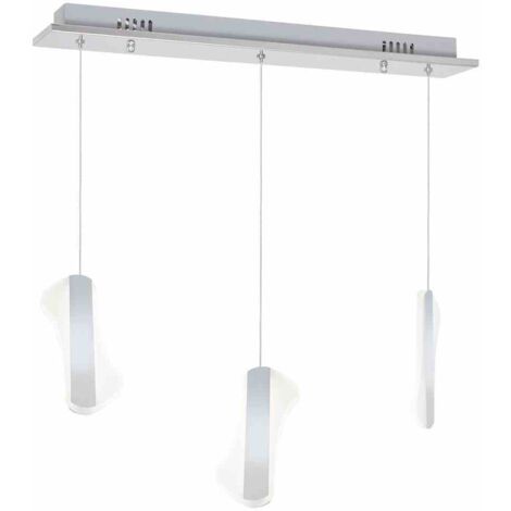 LAMPADA A SOSPENSIONE SASH 3x8W LED BIANCO
