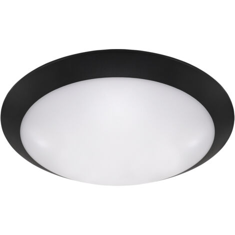 Plafoniera esterna IP65 nera Ø30 2xE27 15W Metys Struhm