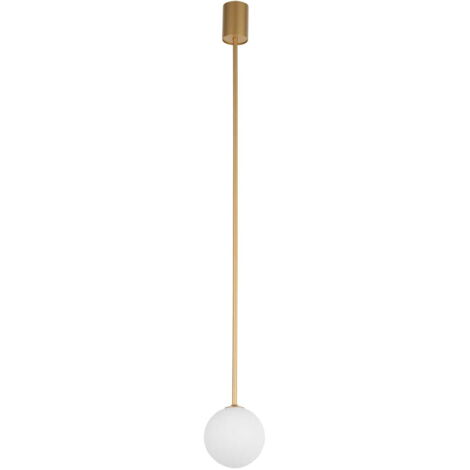 Lampada a sospensione Nowodvorski KIER M oro/bianco Ø12