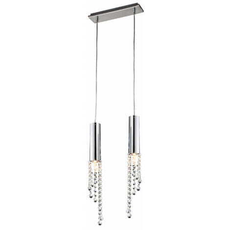 Lampada a sospensione Candellux Duero cromo 2xGU10 (1/3)