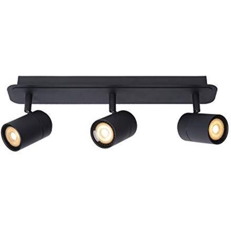 Lucide - Faretto da soffitto, in metallo, 15 W, colore: Nero (1/4)