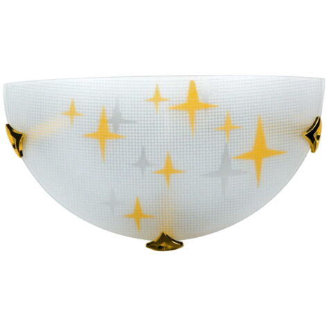 Plafoniera Candellux Stars 11-79506 oro/bianco E27 30cm (1/2)