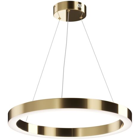 Lampadario LED Saturno anello ottone Ø60 Maytoni MOD415PL (1/4)