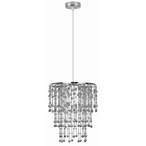 Lampada a sospensione Candellux Roni E27 cromata 22,5cm (1/2)