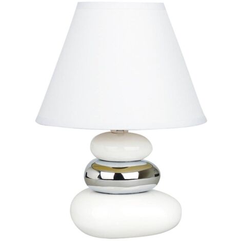 Lampada da notte con paralume bianco E14 Salem 4949 Rabalux