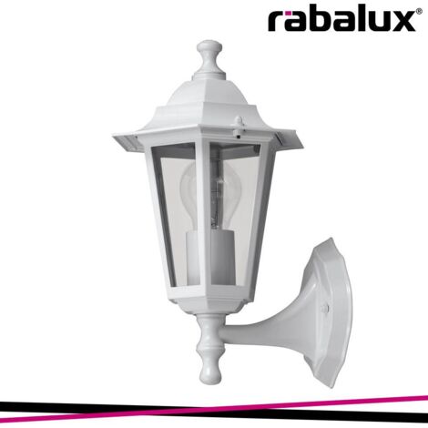 parete lampada esterna Velence luce vetro metallo bianco Ø21cm L: 23cm H: 35cm IP43 (1/3)