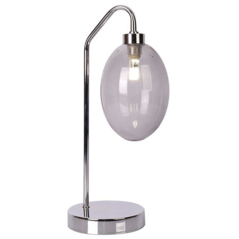 Lampada da tavolo Candellux Lukka cromata vetro G9 36cm (1/2)