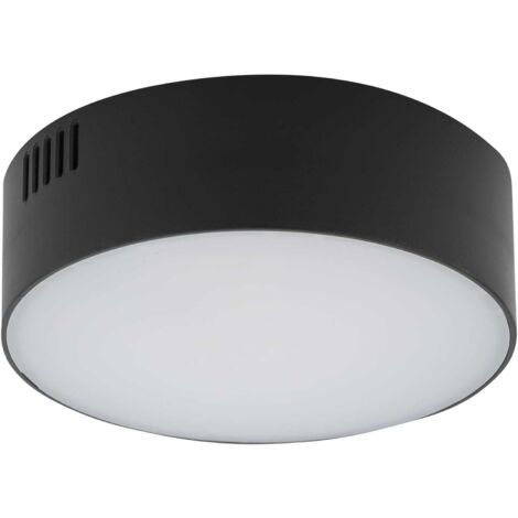 Plafoniera LED rotonda LID 15W 3000K bianco/nero Nowodvorski (1/2)