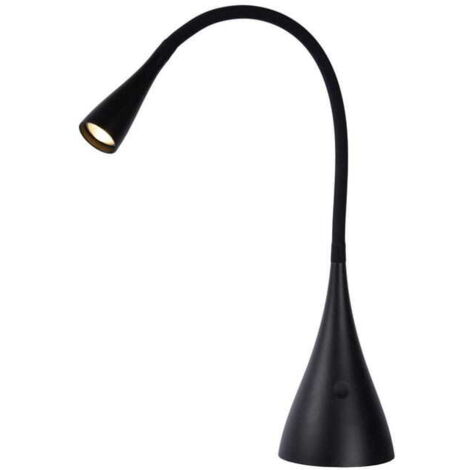 Lampada scrivania Lucide Zozy con LED 4W 3000K nera (1/5)
