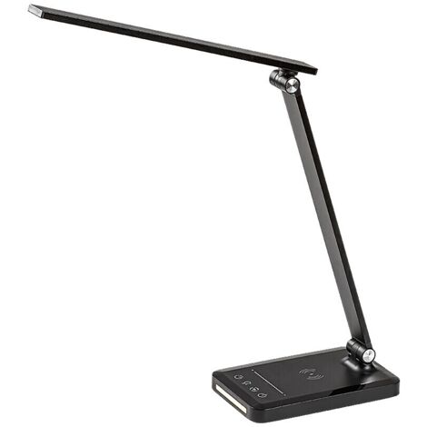 Lampada da scrivania LED nera dimmer USB 5W Rabalux (1/5)