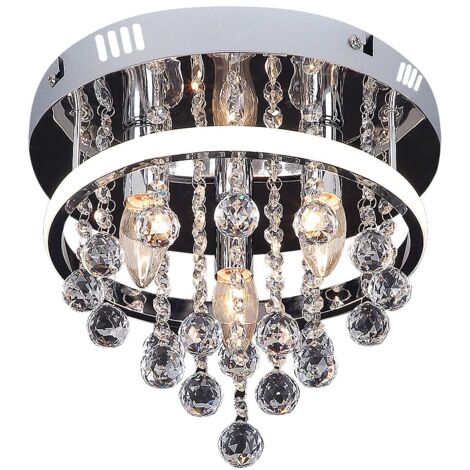 Plafoniera cristallo Rabalux Pallas cromo 30cm LED (1/3)