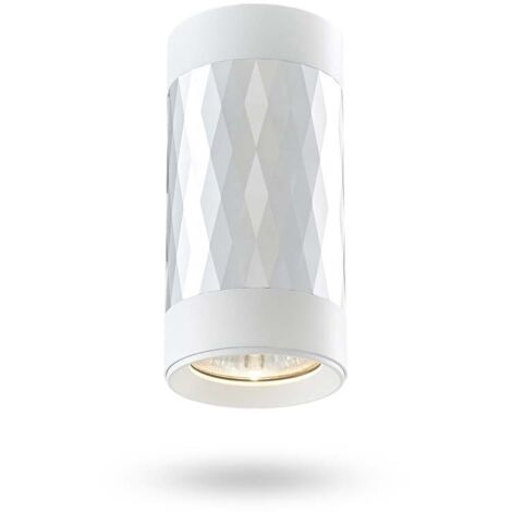 Faretto soffitto cilindro argento/bianco GU10 Videx Trevor (1/4)