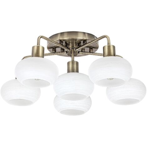Plafoniera Rabalux Sorina 6xE14 ottone antico 48,5cm (1/3)