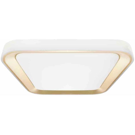 Plafoniera LED Milagro QUADRO 40x40 oro 38W CCT dimmer (1/5)