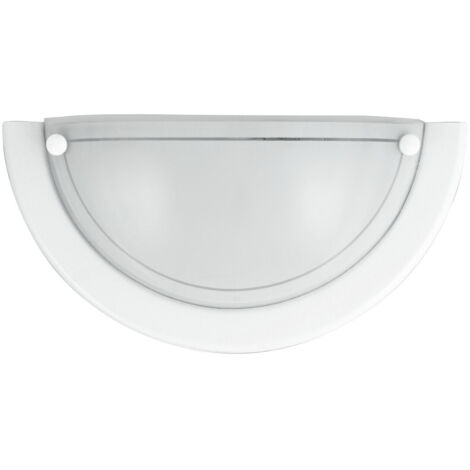 Lampada da parete per bagno semi-soffitto E27 bianca Ufo 5161 Rabalux