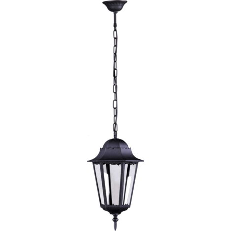Lampada esterna a sospensione Lozana Kaja K-5006H nera