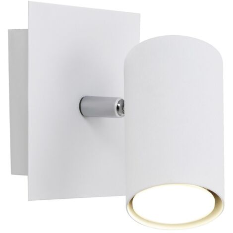 Faretto da parete MARLEY bianco cromo GU10 Trio 802400101