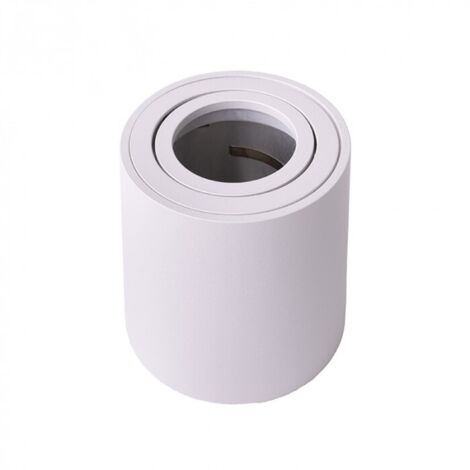 Faretto tondo bianco orientabile GU10 35W Ecolight EC79956 (1/2)