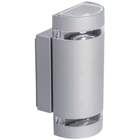 Applique esterna Kanlux ZEW 22443 grigia GU10 IP44 su/giù