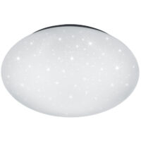 Plafoniera LED, plastica, bianco, 37x8,5x37 cm, Paolo