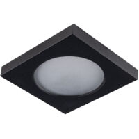 Plafoniera Kanlux FLINI 33120 nera quadrata IP44 GU10
