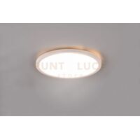 AUREO PLAFONIERA LED 18W 2200lm, 3000 - 6500K BORDO BIANCO CON TELECOMANDO MULTIFUNZIONE RETRO ILLUMINATA RGB D. 29CM DIMMERABILE