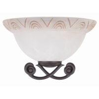 Plafoniera Candellux GIO bianco patina vetro E27 30cm