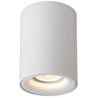 Lucide 09912/05/31 a +, BENTOO-Faretto LED da soffitto Diametro 8 cm, LED dimmerabile, 1 X 4,5 W, 3000 K, Alluminio, GU10, bianco, 11 cm