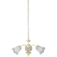 Pendente oro lampada Rafaella vetro metallo / vetro opale Ø60cm H: 28 cm