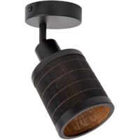 Faretto da soffitto TAGALOG rattan nero E27 40W Lucide