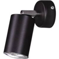 Applique Kaja Monti K-4408 metallo nero orientabile GU10