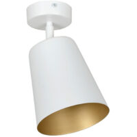 Emibig PRISM Faretto singolo bianco/oro 1x E27