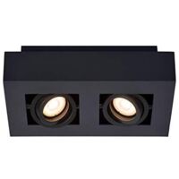 Lucide - Faretto da soffitto, in alluminio, 10 W, colore: Nero