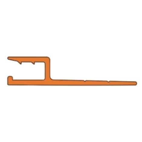 Lot de 10 Rail hung alu spécial PVC armé