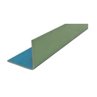 Cornière tôle colaminée - Face PVC à l'intérieur