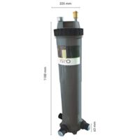 ISI'O -F iltre récupérateur des eaux de lavage du Filtre à Sable
+ cartouche filtrante ISI'O
3 raccords 2" + purge automatique + sortie égout