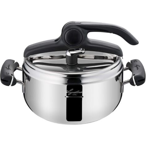Lagostina Preziosa Lagoeasy'Up Pentola a Pressione, 3.5 L, Acciaio 18/10, Metallico