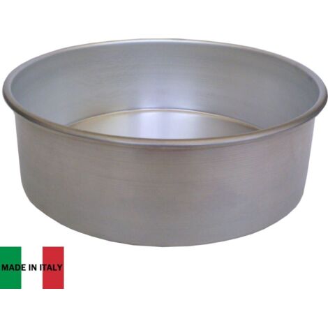 Liotti, tortiera da forno dritta per pan di spagna 20 cm h 10, in alluminio leggero