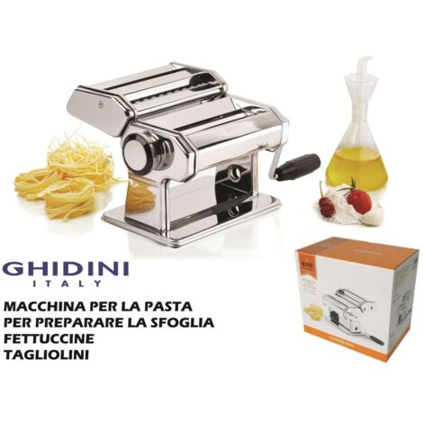 Ghidini macchina per pasta manuale easy sfoglia tagliatelle spaghettii