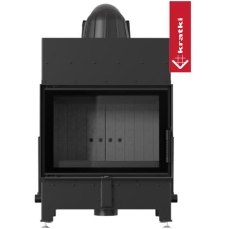 Kratki Kamineinsatz Aus Stahl KRATKI FLOKI S BLACK 8 KW 160 Mit kratki-kamineinsatz-aus-stahl-kratki-floki-s-black-8-kw-160-mit